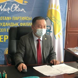 Состоялась ХІІІ отчетно-выборная конференция Наурызбайского районного филиала партии Nur Otan