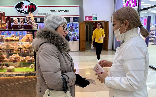 В городской поликлинике №1, завершился месячник по профилактике рака лёгкого. 