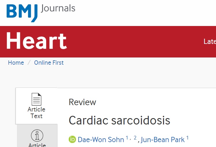 Саркоидоз сердца: диагностические критерии Japanese Circulation Society ...